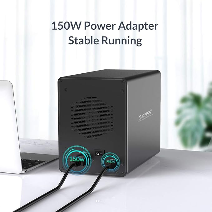 5-Bay | USB 3.1 | Raid Hard Drive Enclosure - Image 4