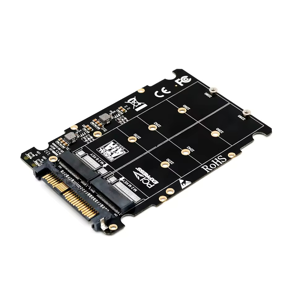 NVMe NGFF M.2 to U.2 Adapter | SFF-8639 Converter | Key M B | PCIe x4
