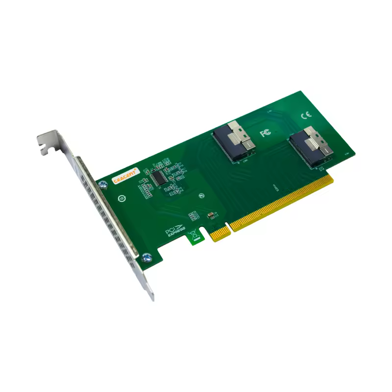 CEACENT | CNS42PE16 | Dual SFF-8654 | PCIe x16 Card
