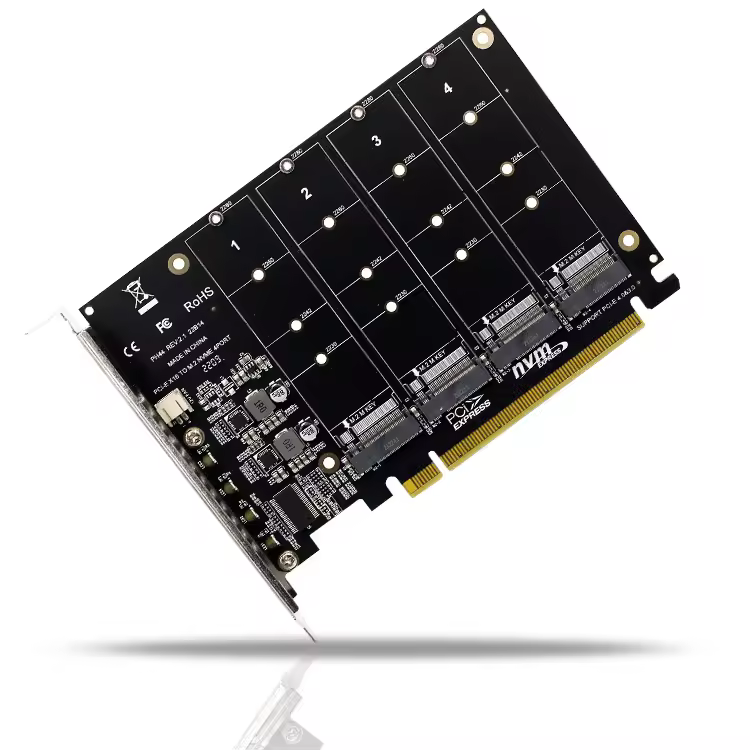 PH44 | 4-Port NVMe | PCIe x16 | Array Card - Image 3